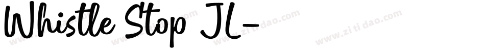 Whistle Stop JL字体转换